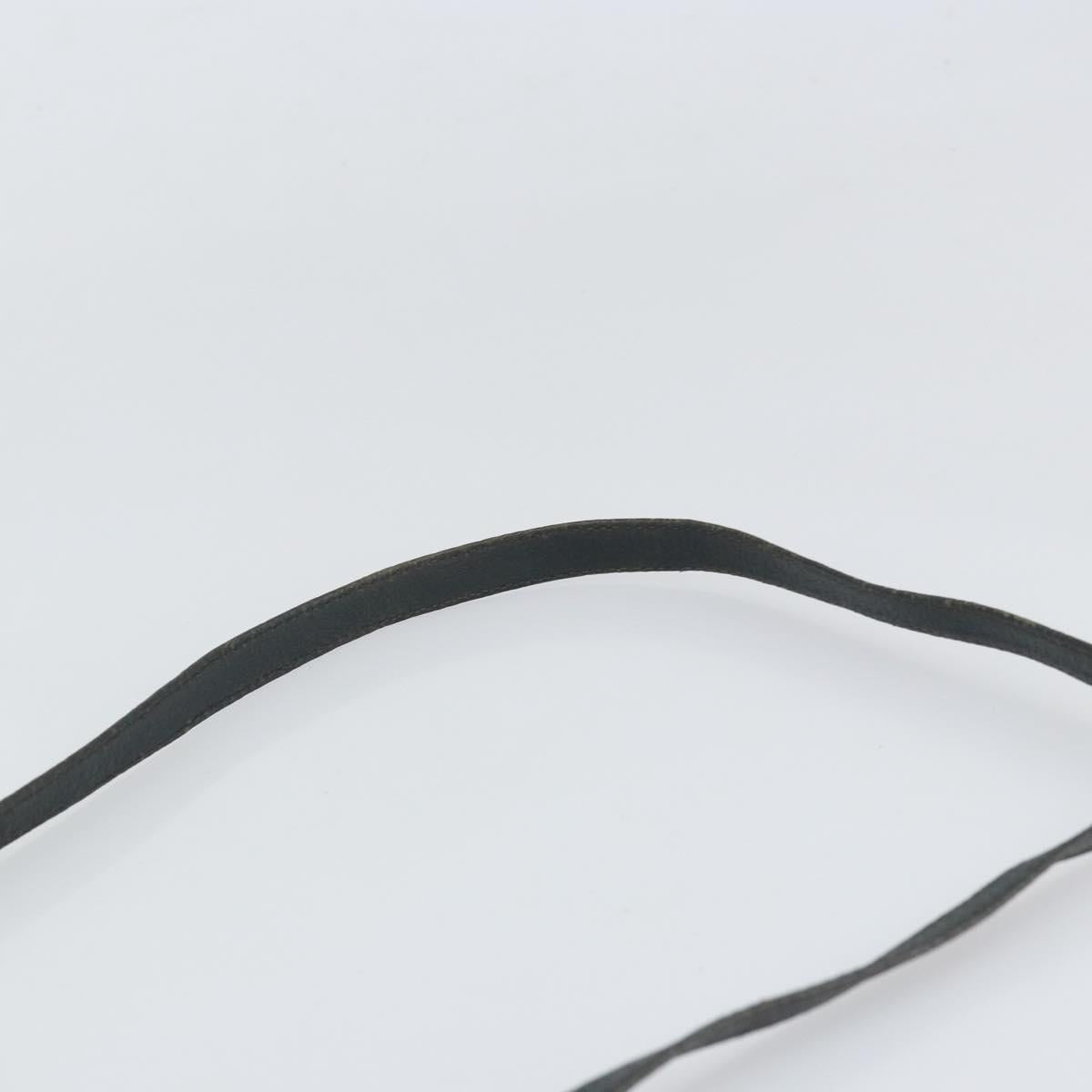 GUCCI GG Supreme Sherry Line Shoulder Bag PVC Navy Gold 116 02 024 Auth ka2058