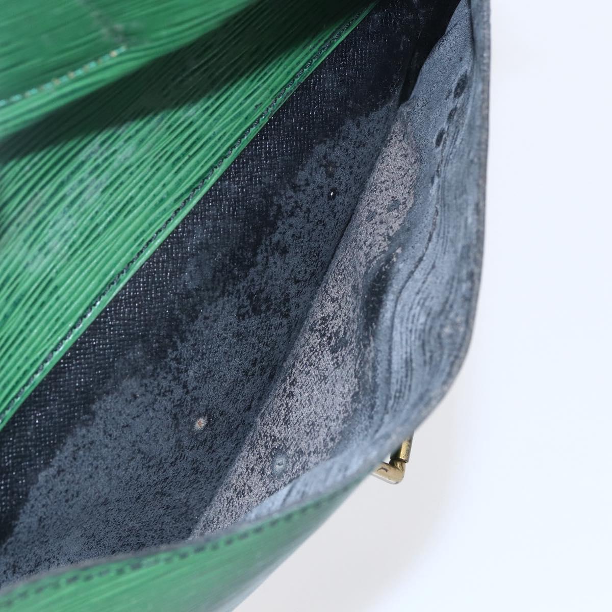 LOUIS VUITTON Epi Jeune Fille MM Shoulder Bag Green M52154 LV Auth ka206