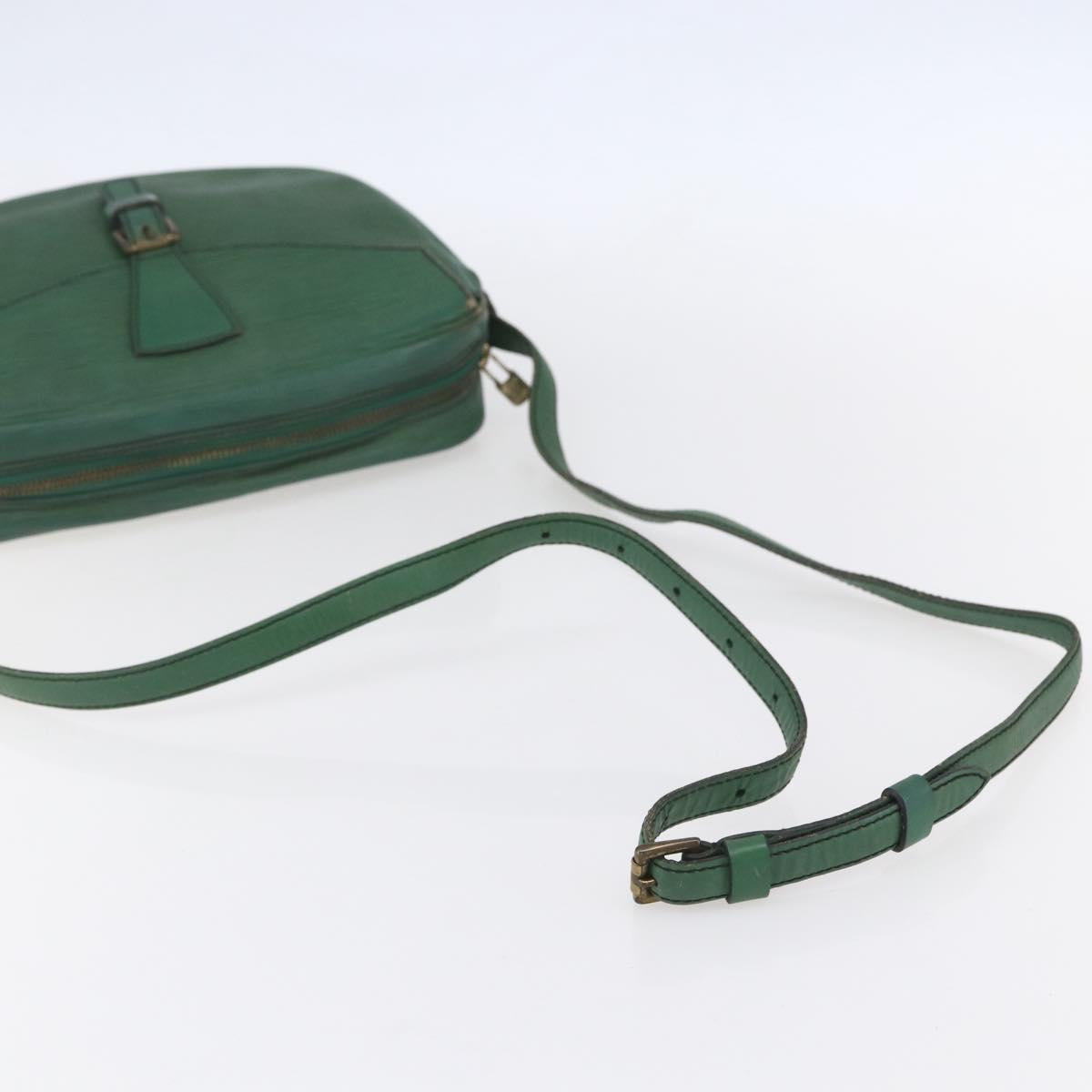 LOUIS VUITTON Epi Jeune Fille MM Shoulder Bag Green M52154 LV Auth ka206