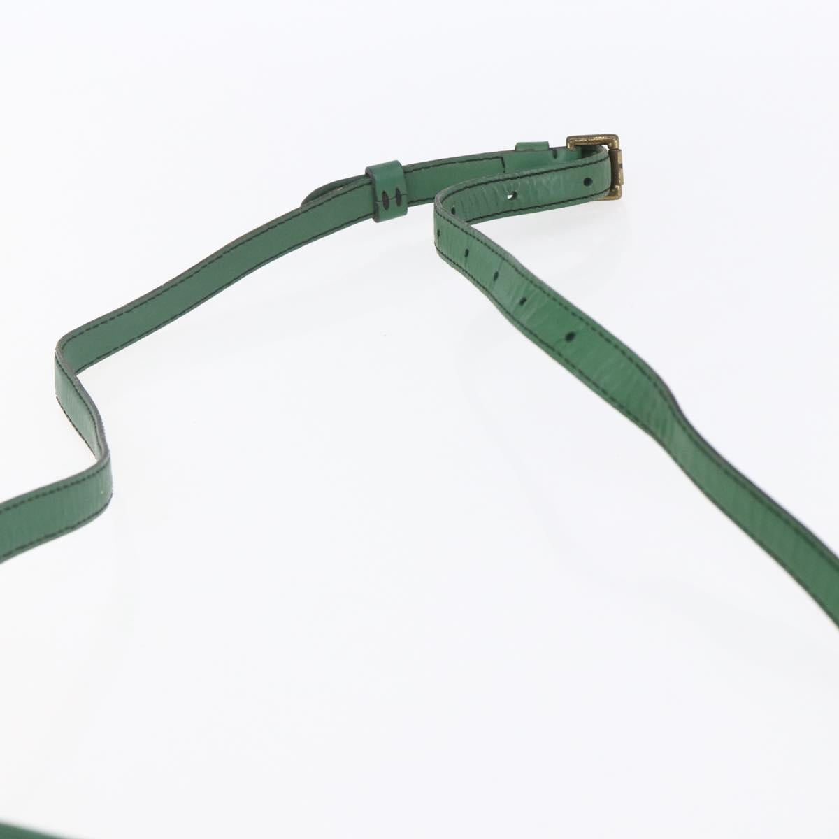 LOUIS VUITTON Epi Jeune Fille MM Shoulder Bag Green M52154 LV Auth ka206