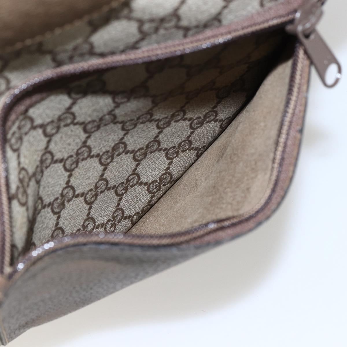 GUCCI GG Supreme Tote Bag PVC Beige Gold 002 103 1301 Auth ka2063