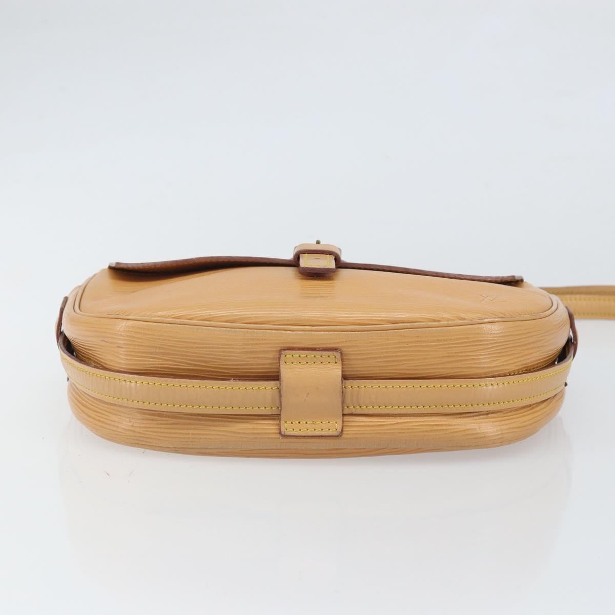 LOUIS VUITTON Epi Jeune Fille MM Shoulder Bag Beige M52156 LV Auth ka2069