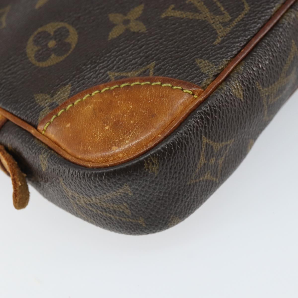 LOUIS VUITTON Monogram Marly Dragonne PM Clutch Bag M51827 LV Auth ka2078