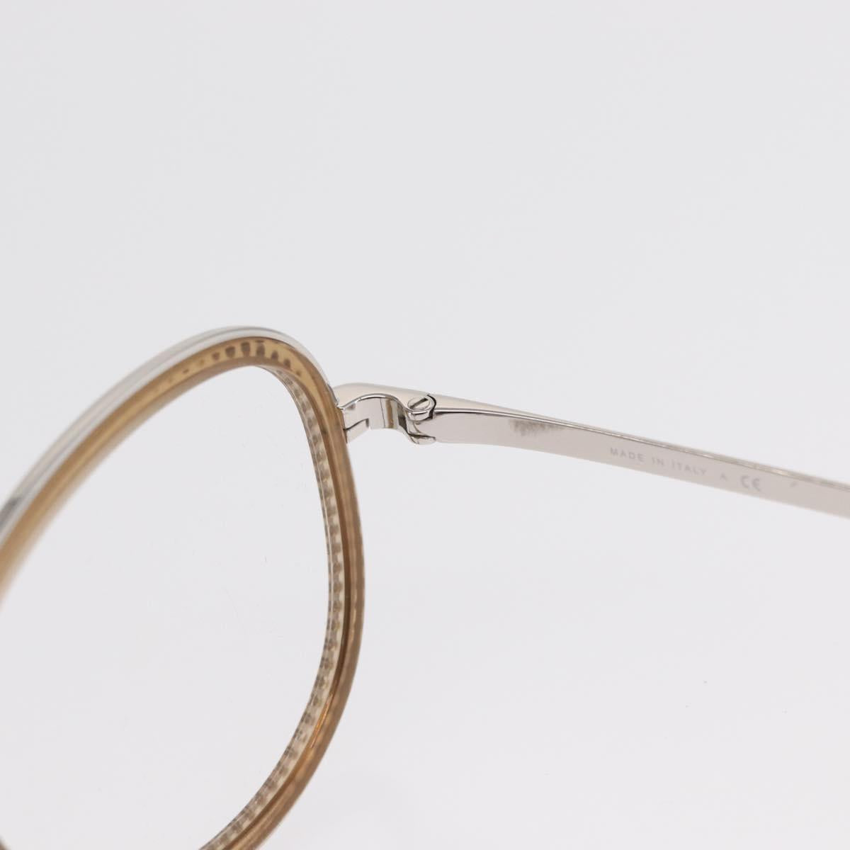 CHANEL Sunglasses metal Beige CC Auth ka2082