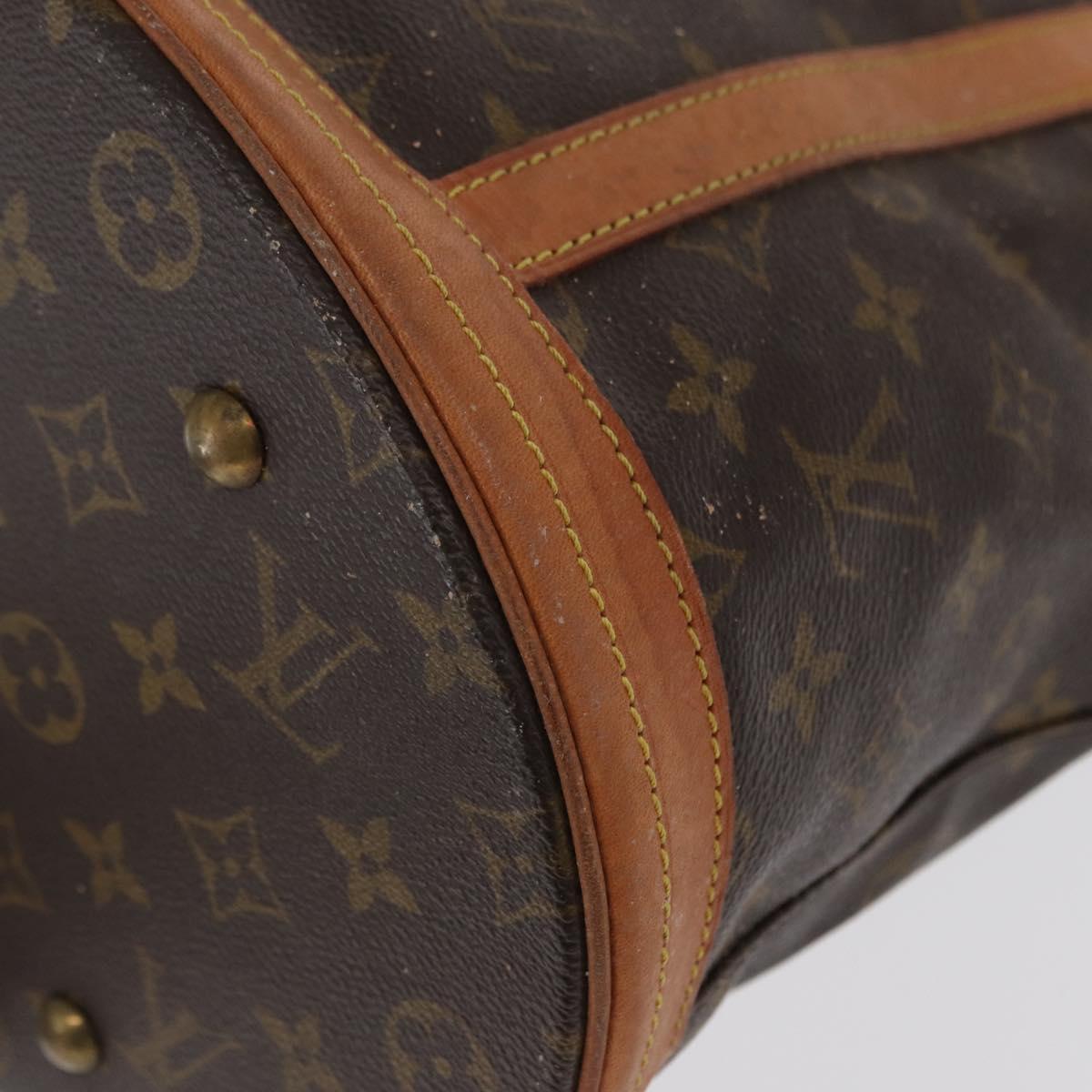LOUIS VUITTON Monogram Bucket GM Shoulder Bag M42236 LV Auth ka2090