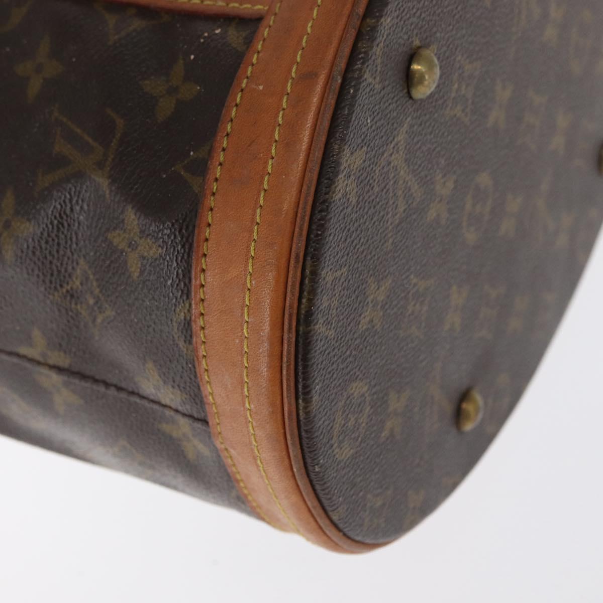 LOUIS VUITTON Monogram Bucket GM Shoulder Bag M42236 LV Auth ka2090