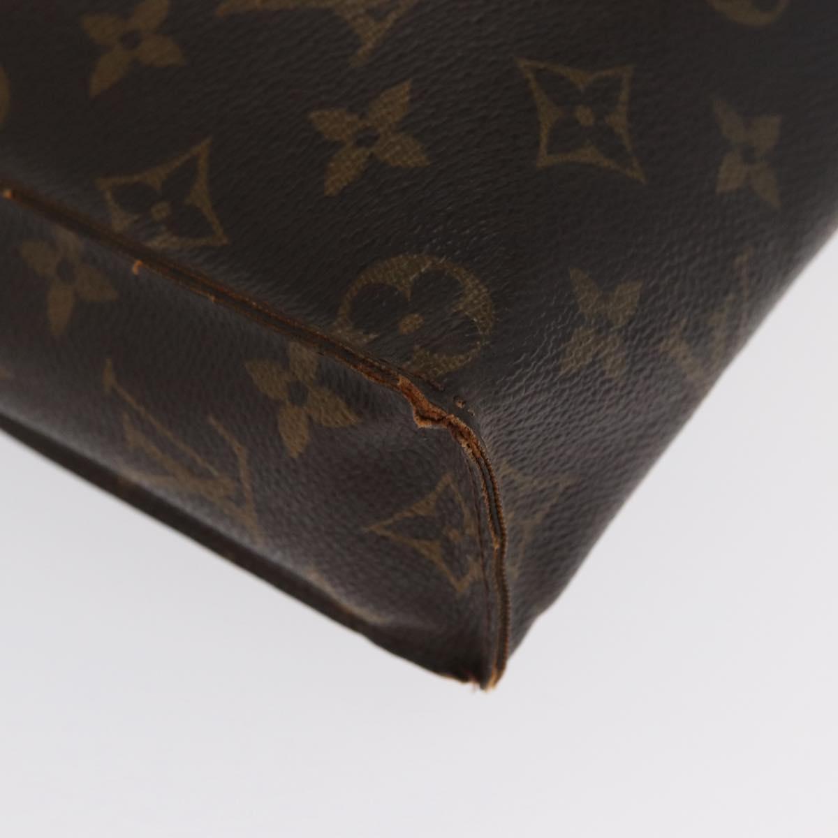 LOUIS VUITTON Monogram Taiga Clutch Bag 2 Set Green LV Auth ka2098