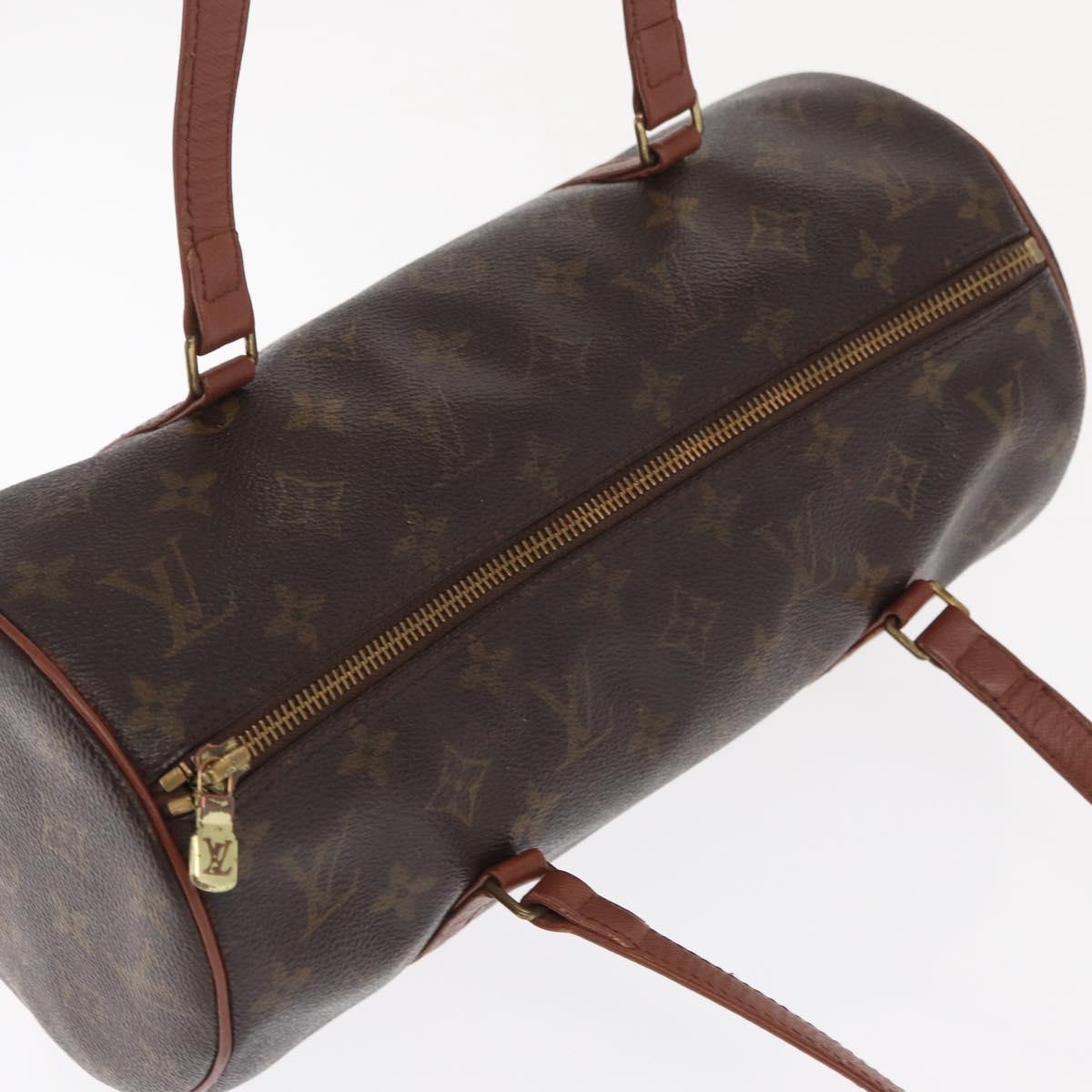 LOUIS VUITTON Monogram Papillon 30 Hand Bag M51385 LV Auth ka2100