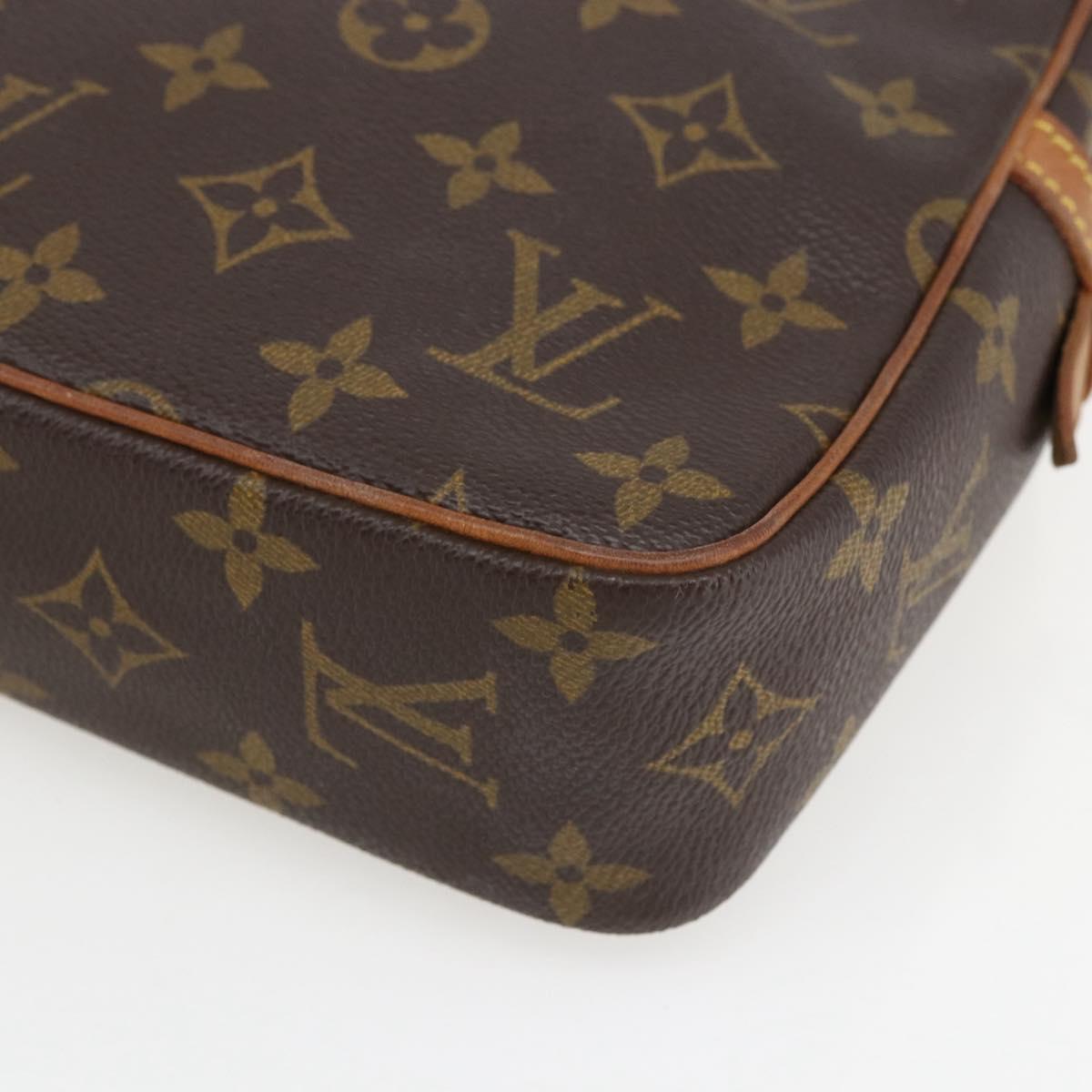 LOUIS VUITTON Monogram Compiegne 23 Clutch Bag M51847 LV Auth ka2101