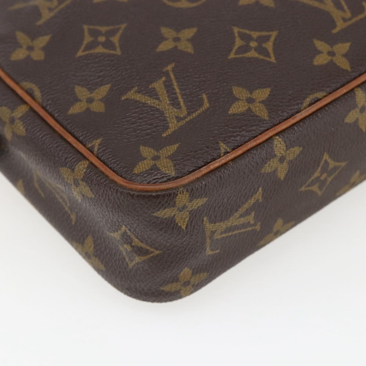 LOUIS VUITTON Monogram Compiegne 23 Clutch Bag M51847 LV Auth ka2101
