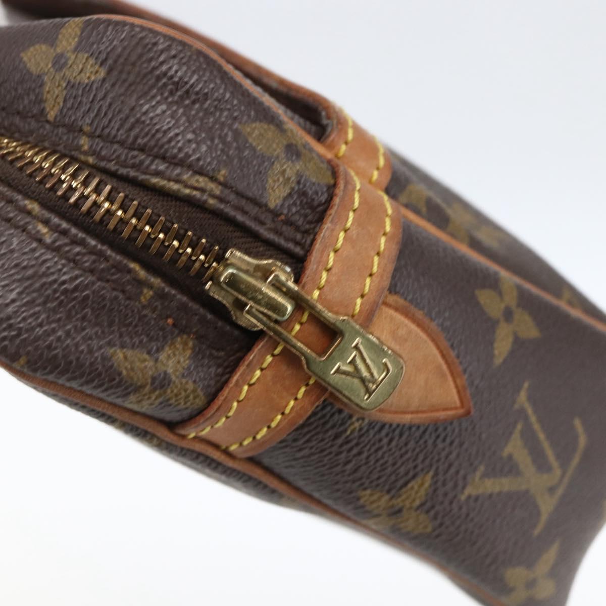 LOUIS VUITTON Monogram Compiegne 23 Clutch Bag M51847 LV Auth ka2101