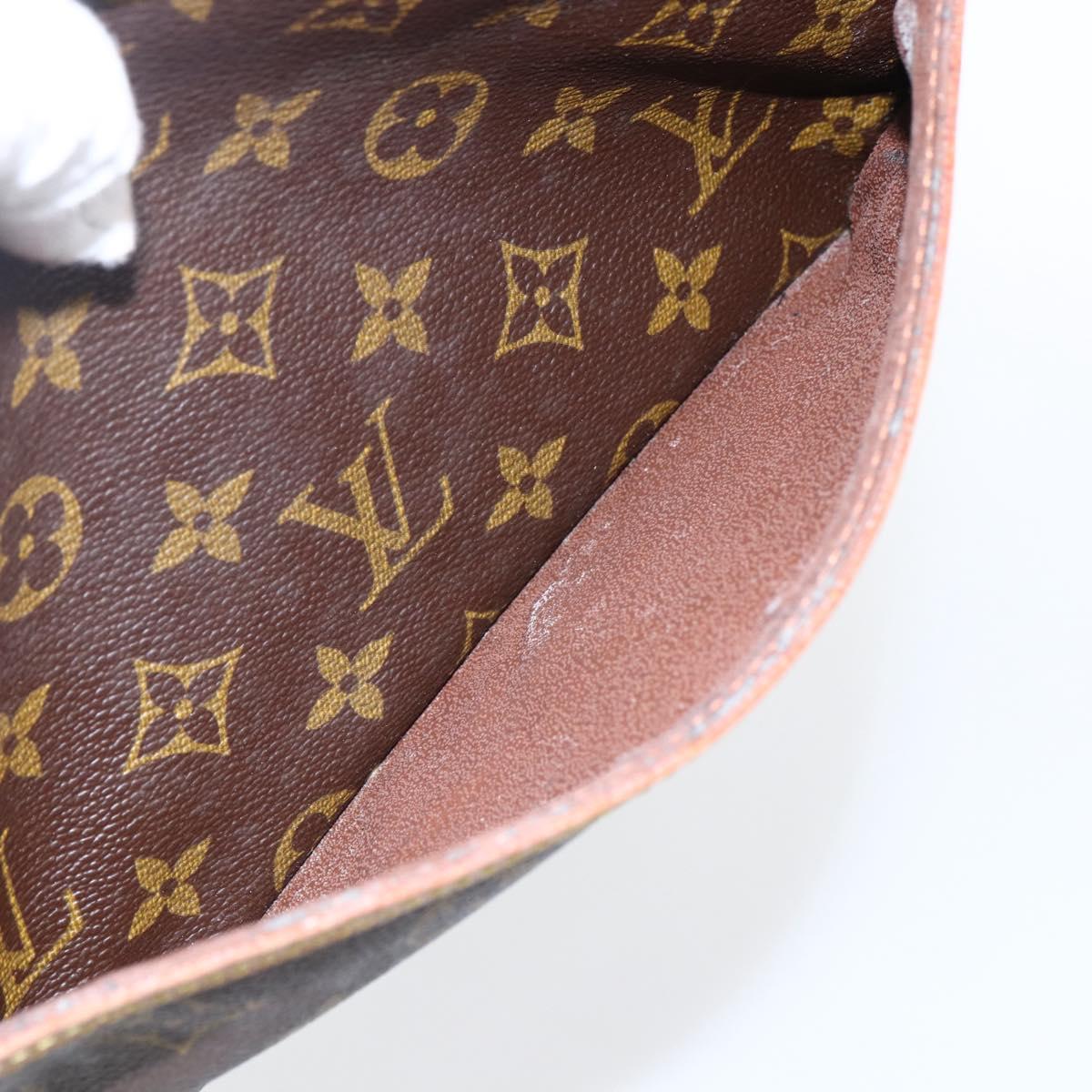 LOUIS VUITTON Monogram Compiegne 23 Clutch Bag M51847 LV Auth ka2101