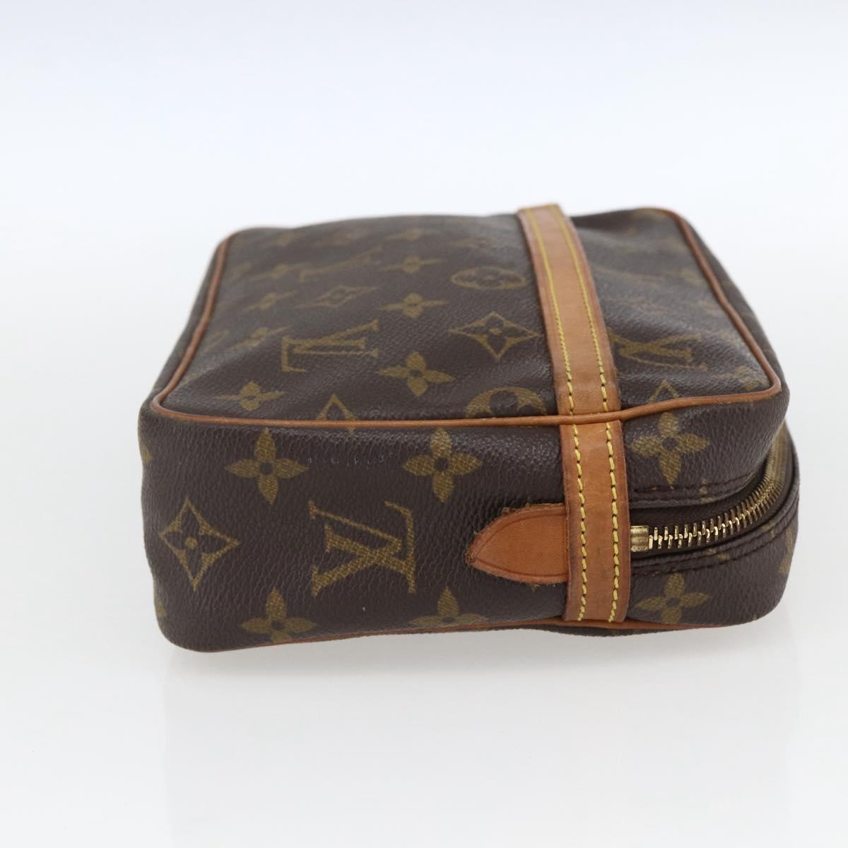 LOUIS VUITTON Monogram Compiegne 23 Clutch Bag M51847 LV Auth ka2101