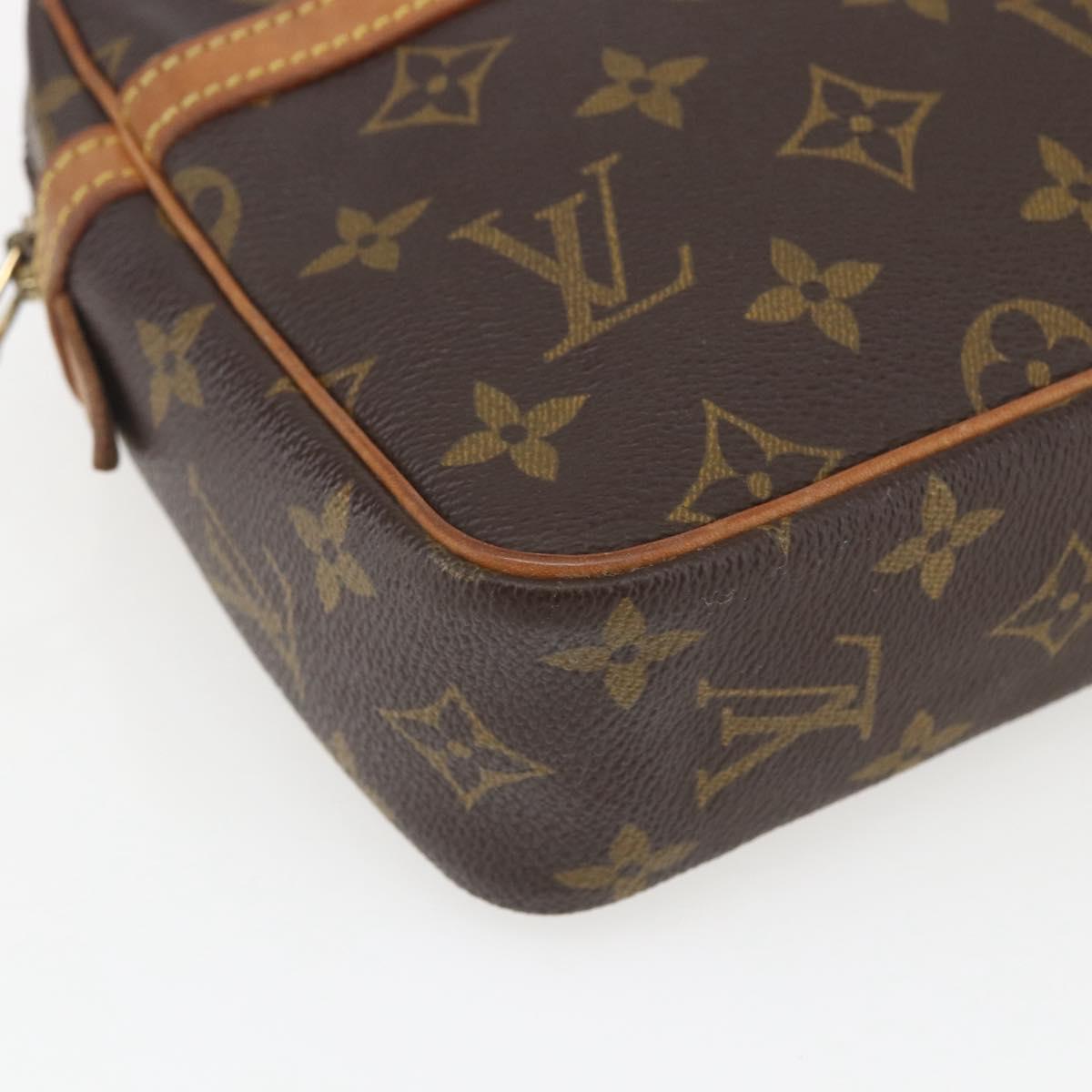 LOUIS VUITTON Monogram Compiegne 23 Clutch Bag M51847 LV Auth ka2101