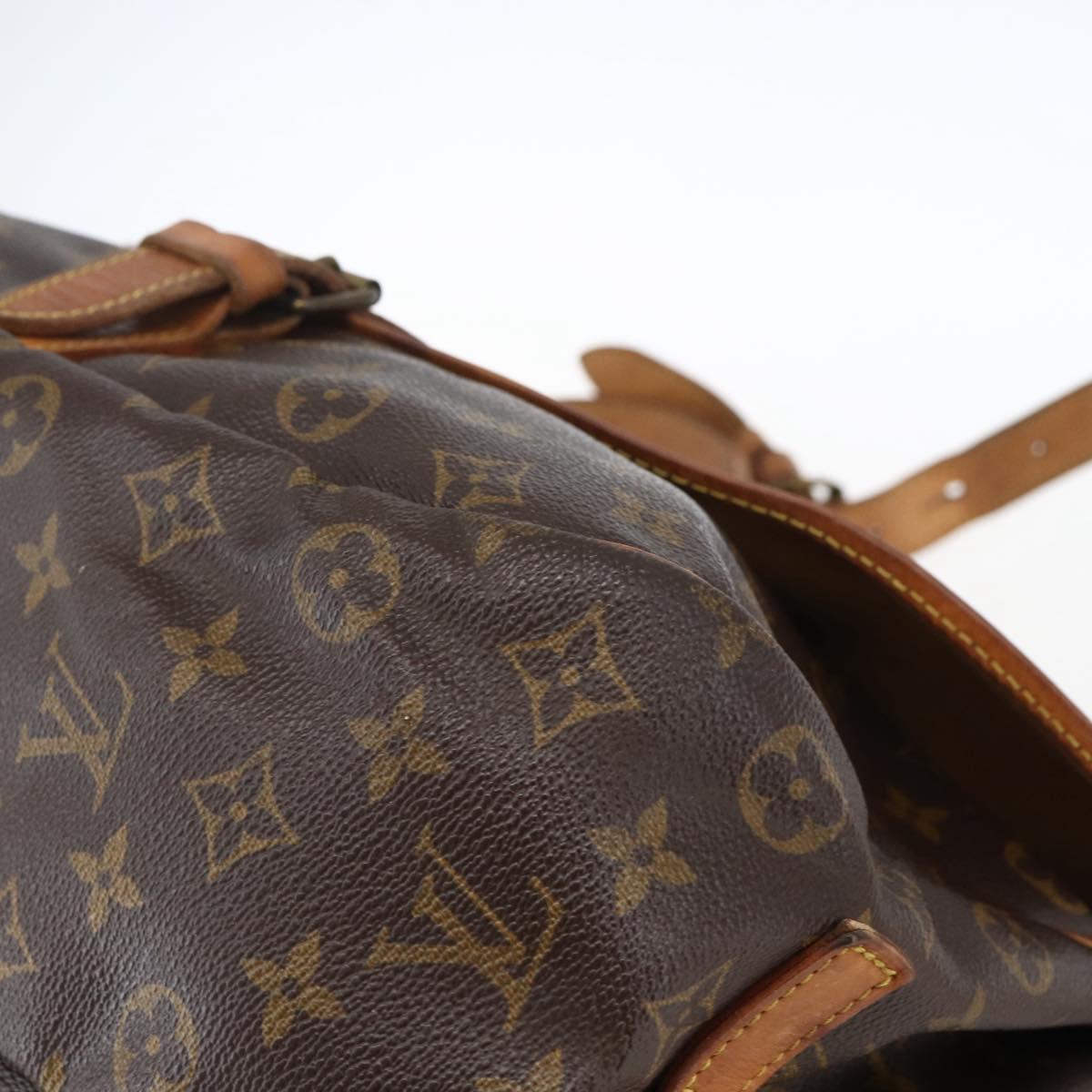 LOUIS VUITTON Monogram Saumur 35 Shoulder Bag M42254 LV Auth ka2121