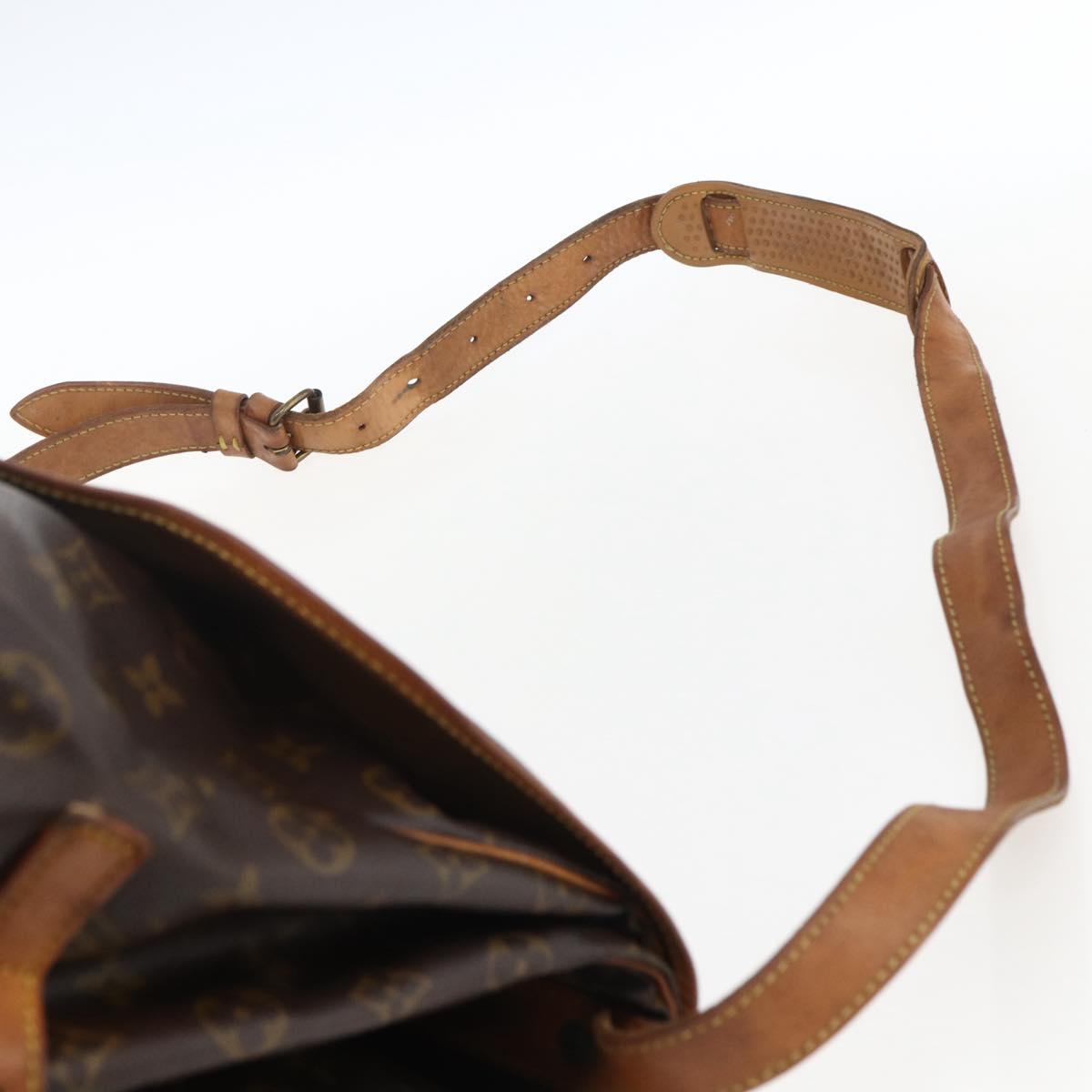 LOUIS VUITTON Monogram Saumur 35 Shoulder Bag M42254 LV Auth ka2121