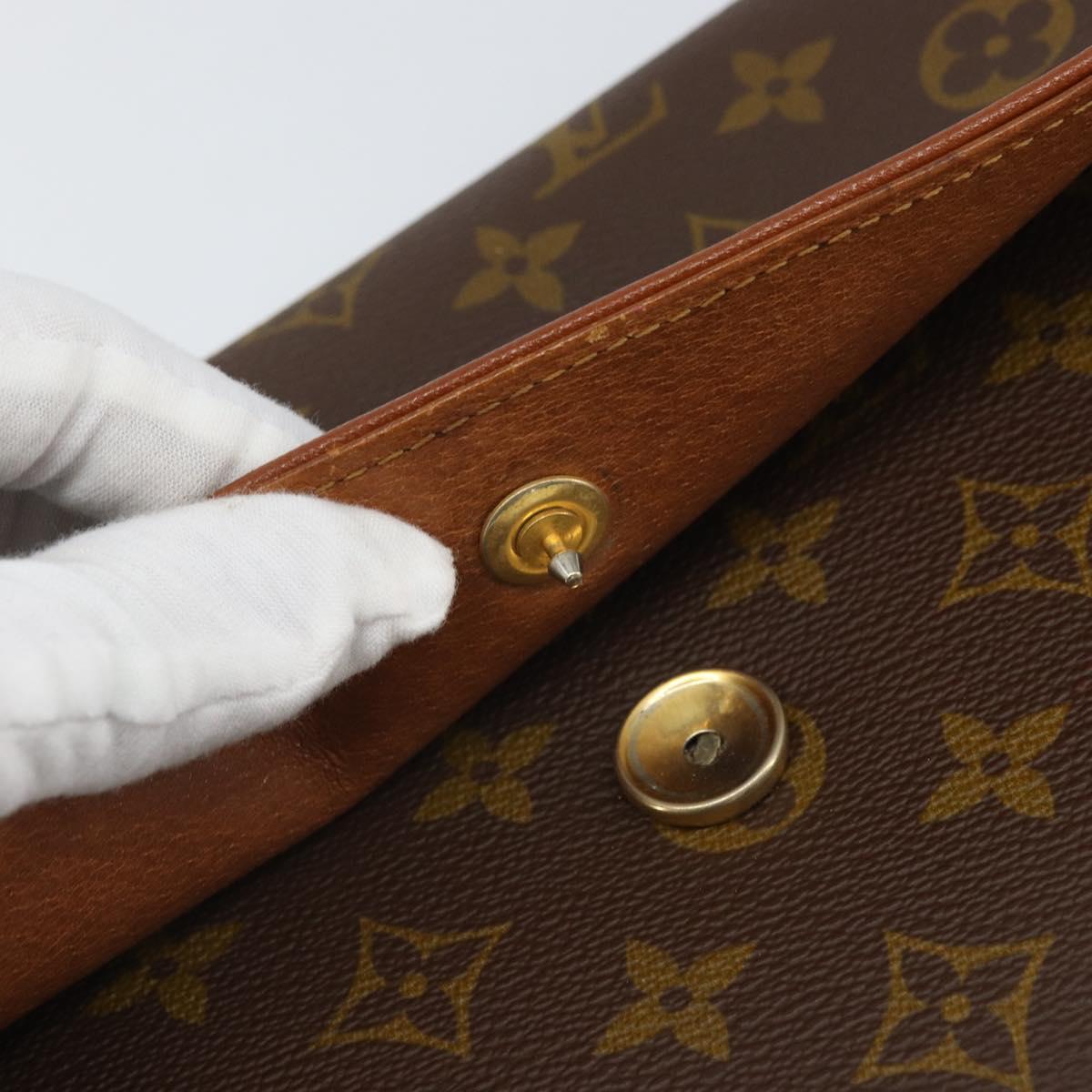 LOUIS VUITTON Monogram Pochette Dam GM Clutch Bag M51810 LV Auth ka2134