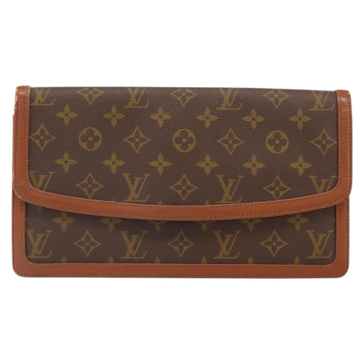 LOUIS VUITTON Monogram Pochette Dam GM Clutch Bag M51810 LV Auth ka2134