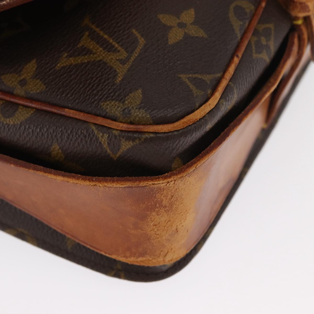 LOUIS VUITTON Monogram Cartouchiere MM Shoulder Bag M51253 LV Auth ka2138