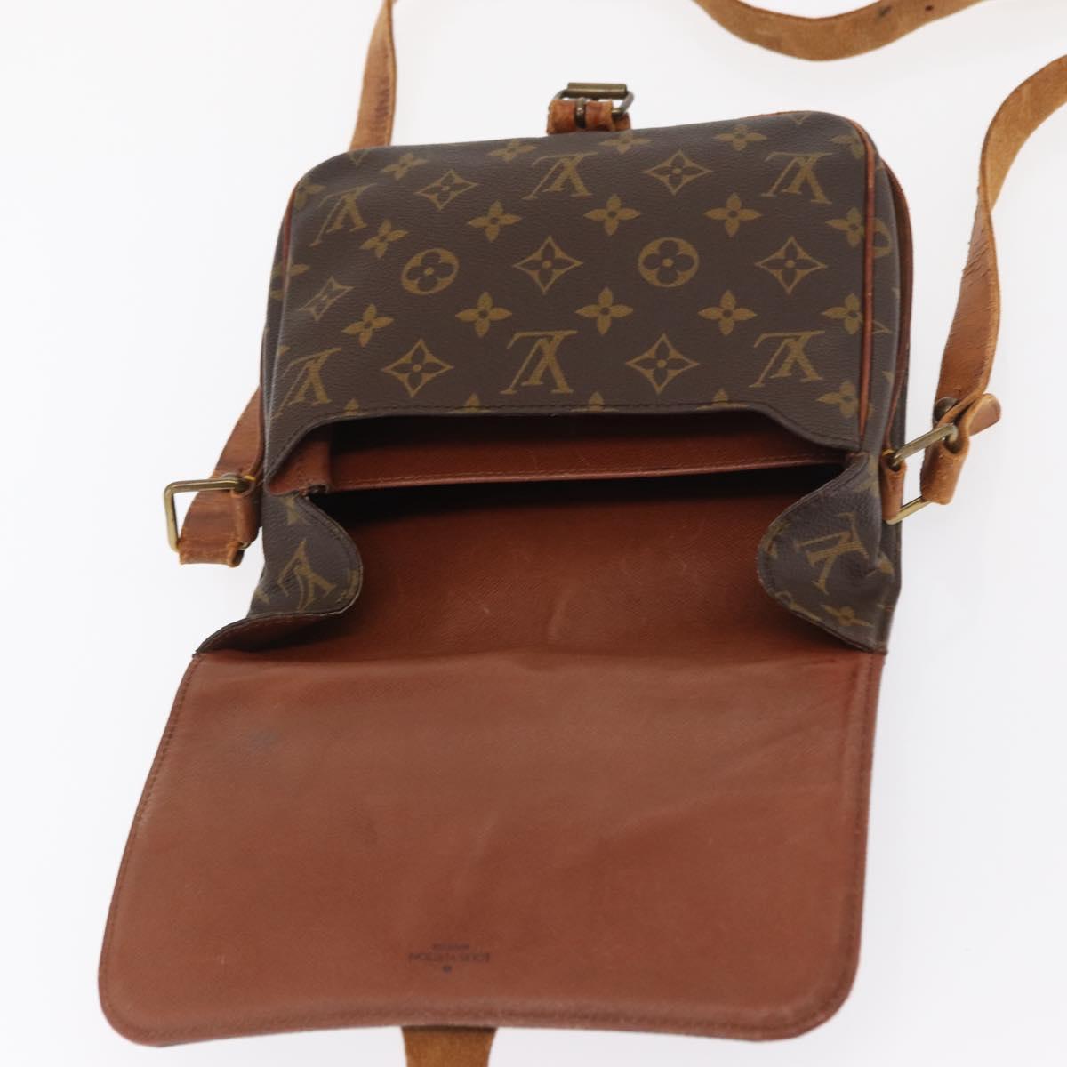LOUIS VUITTON Monogram Cartouchiere MM Shoulder Bag M51253 LV Auth ka2138