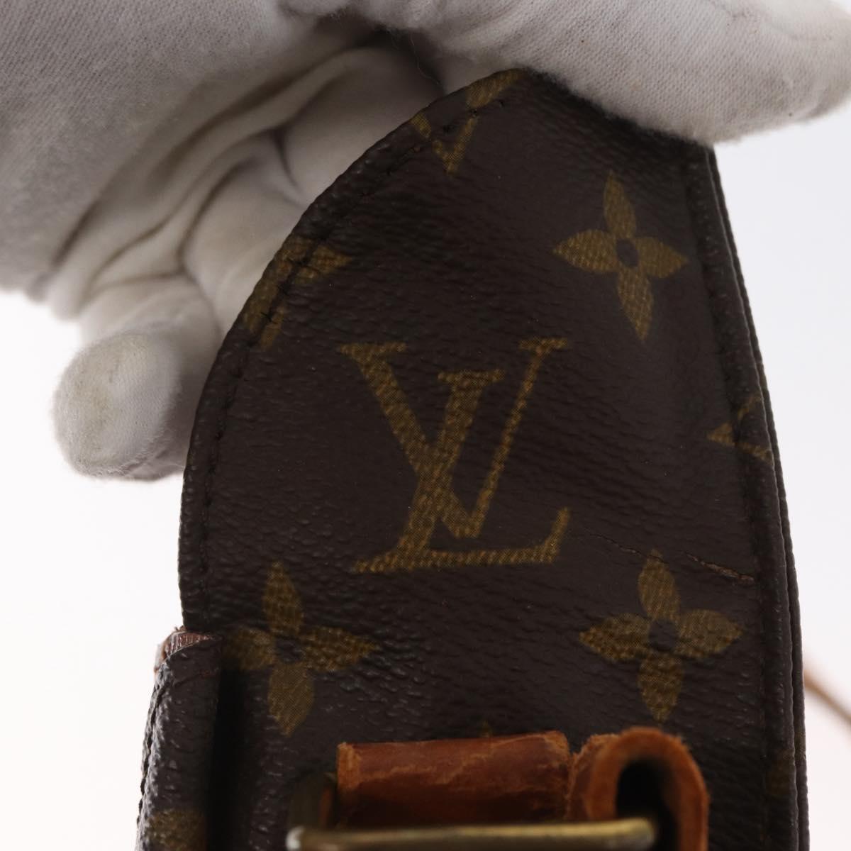 LOUIS VUITTON Monogram Cartouchiere MM Shoulder Bag M51253 LV Auth ka2138