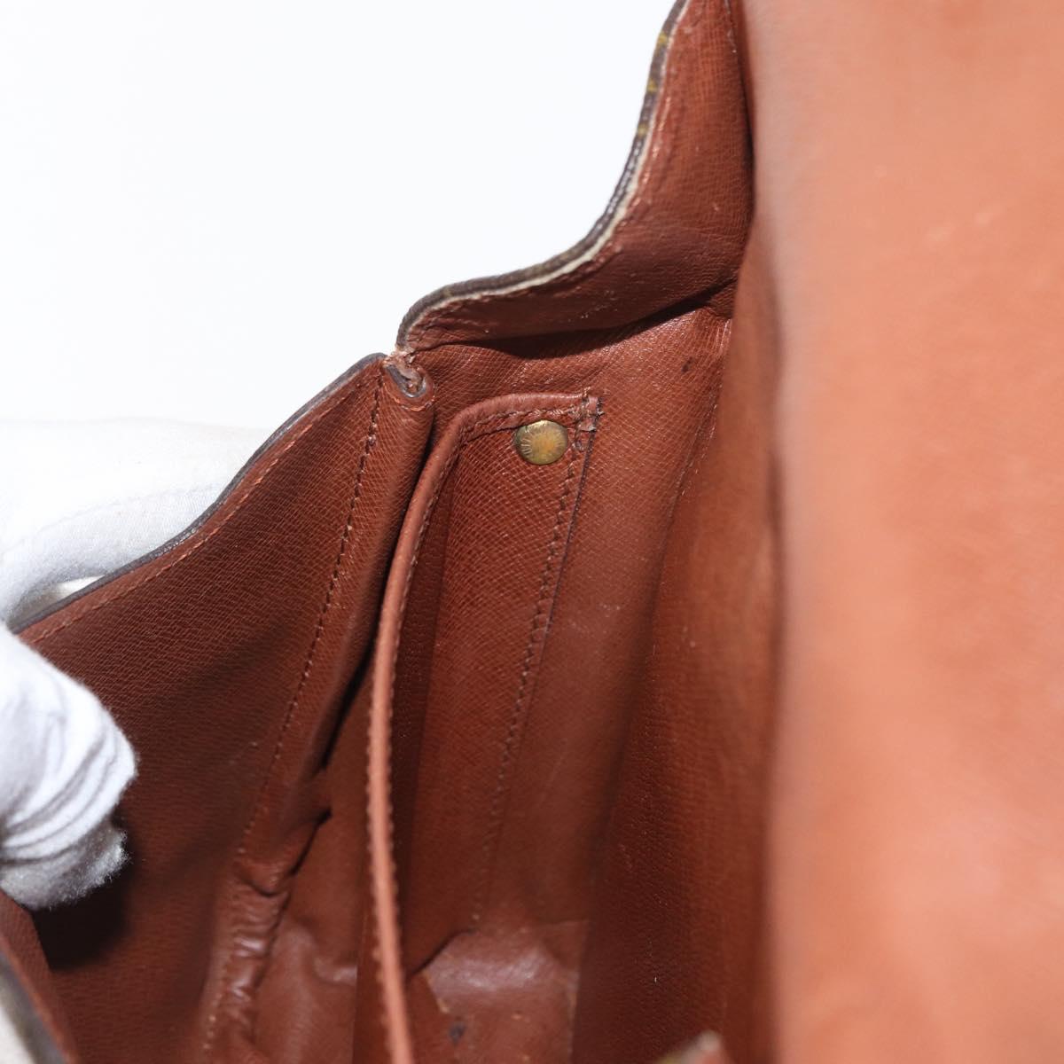 LOUIS VUITTON Monogram Cartouchiere MM Shoulder Bag M51253 LV Auth ka2138