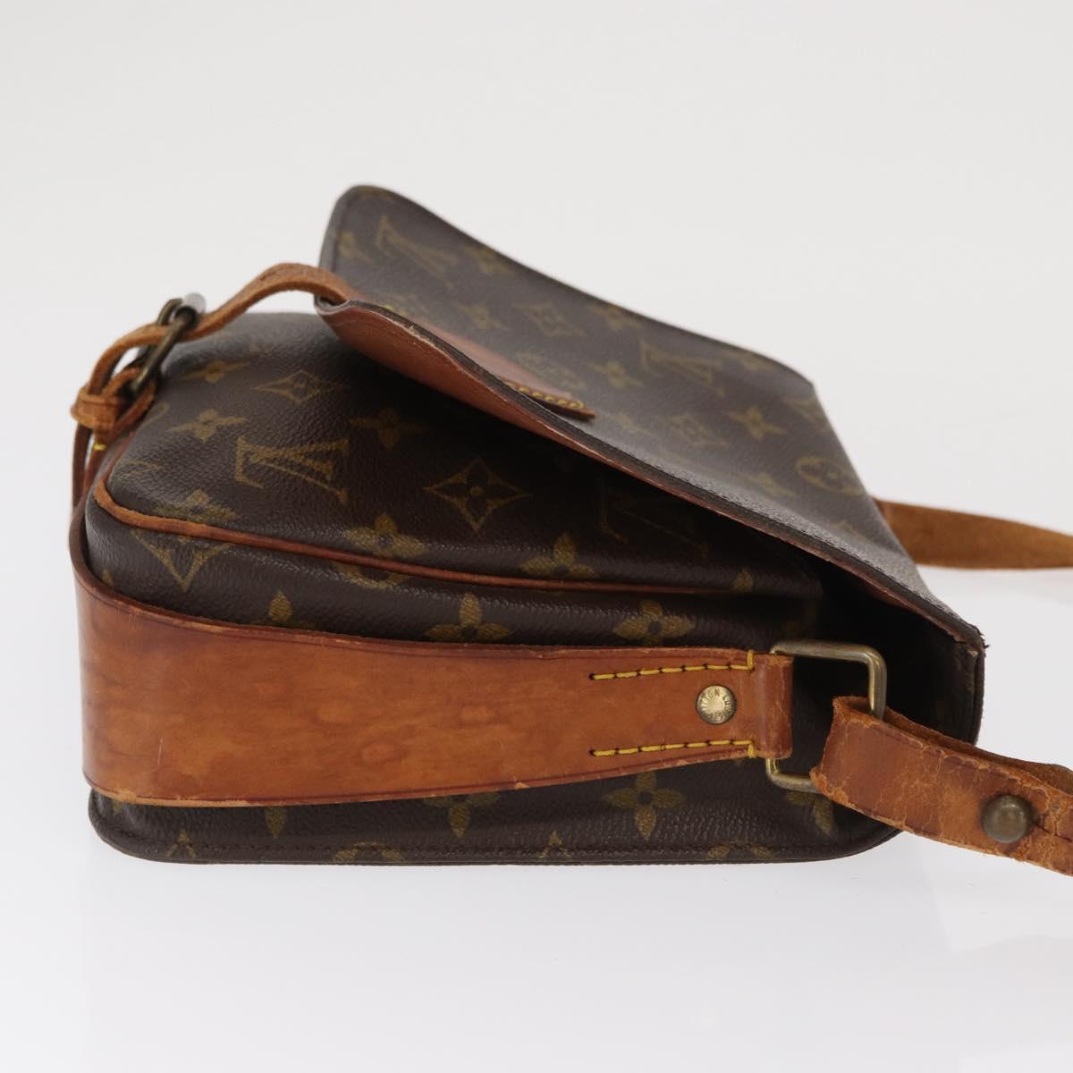LOUIS VUITTON Monogram Cartouchiere MM Shoulder Bag M51253 LV Auth ka2138
