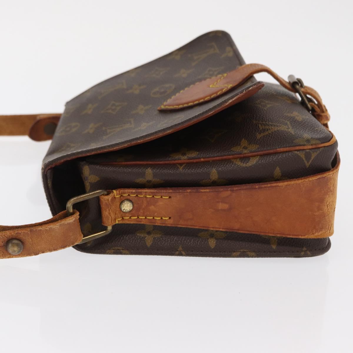 LOUIS VUITTON Monogram Cartouchiere MM Shoulder Bag M51253 LV Auth ka2138