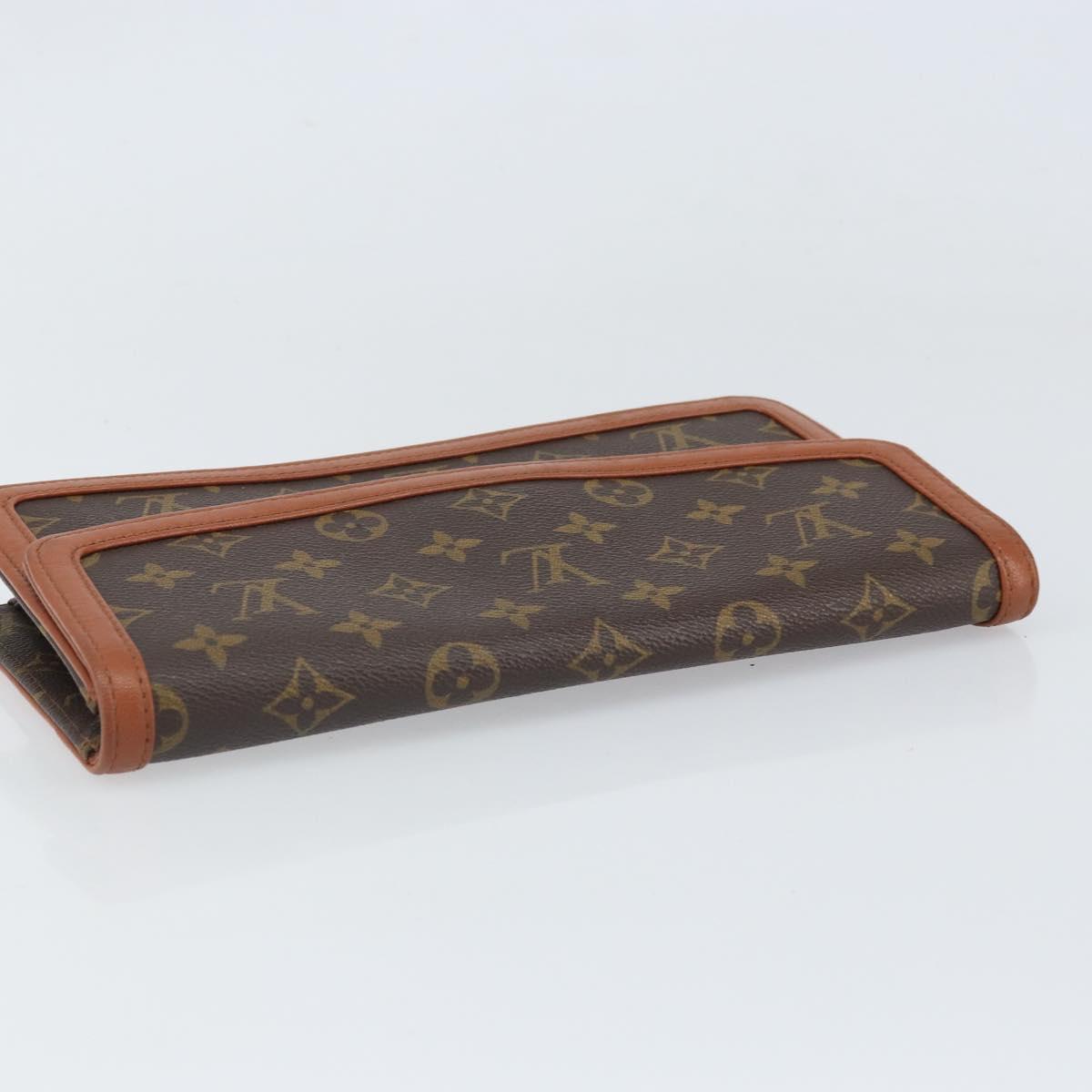 LOUIS VUITTON Monogram Pochette Dam PM Clutch Bag M51812 LV Auth ka2144