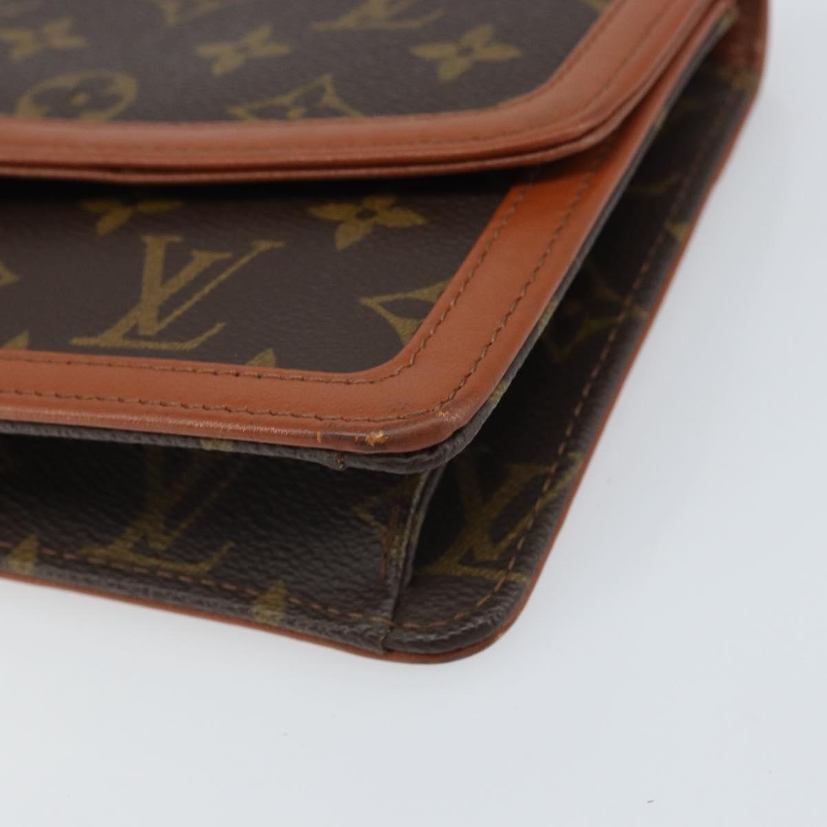 LOUIS VUITTON Monogram Pochette Dam PM Clutch Bag M51812 LV Auth ka2144