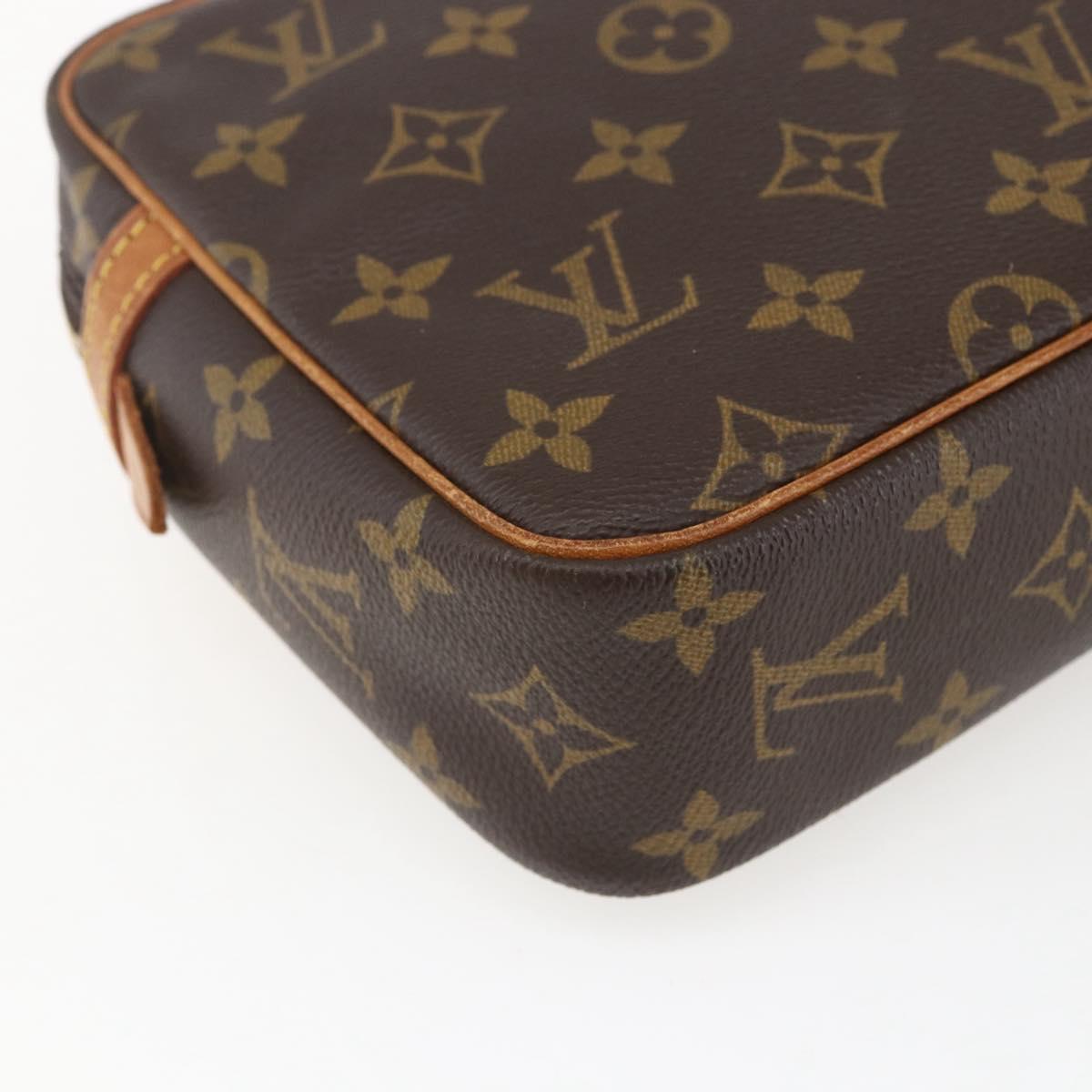 LOUIS VUITTON Monogram Compiegne 23 Clutch Bag M51847 LV Auth ka2149