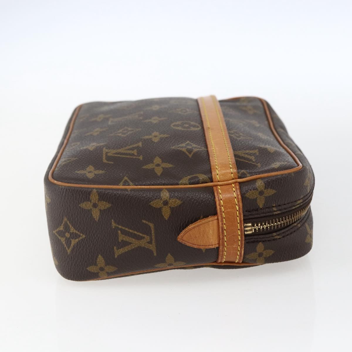 LOUIS VUITTON Monogram Compiegne 23 Clutch Bag M51847 LV Auth ka2149