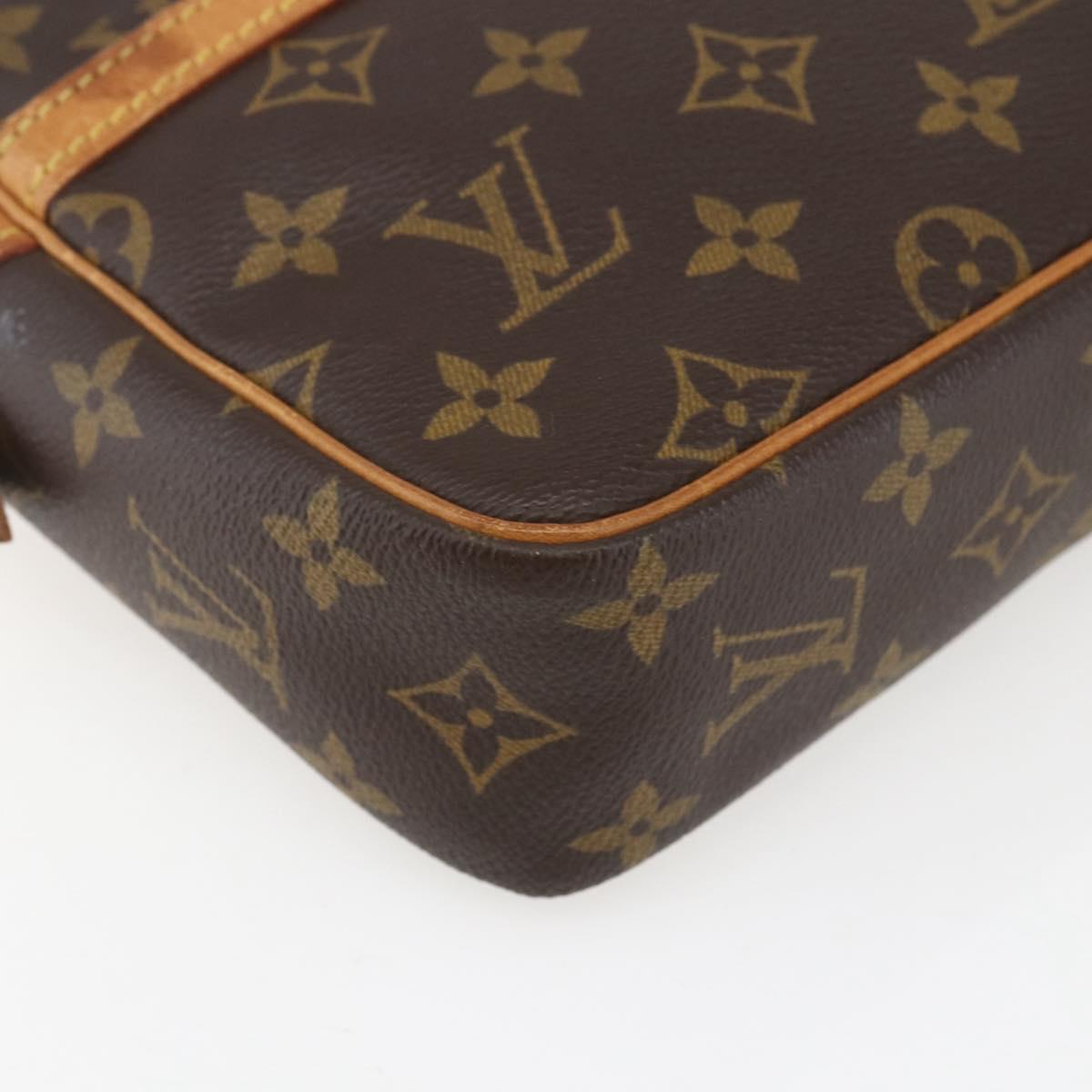 LOUIS VUITTON Monogram Compiegne 23 Clutch Bag M51847 LV Auth ka2149