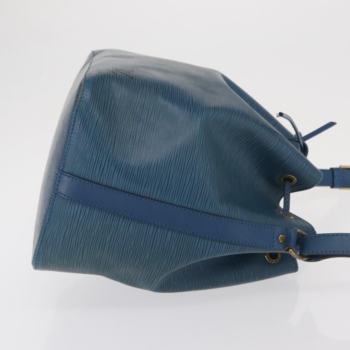 LOUIS VUITTON Epi Petit Noe Shoulder Bag Blue M44105 LV Auth ka2153