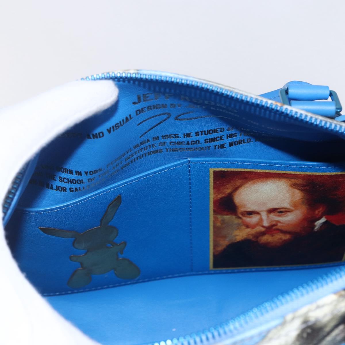 LOUIS VUITTON Masters Collection RUBENS Speedy 30 Bag Blue M43305 Auth ka215SM