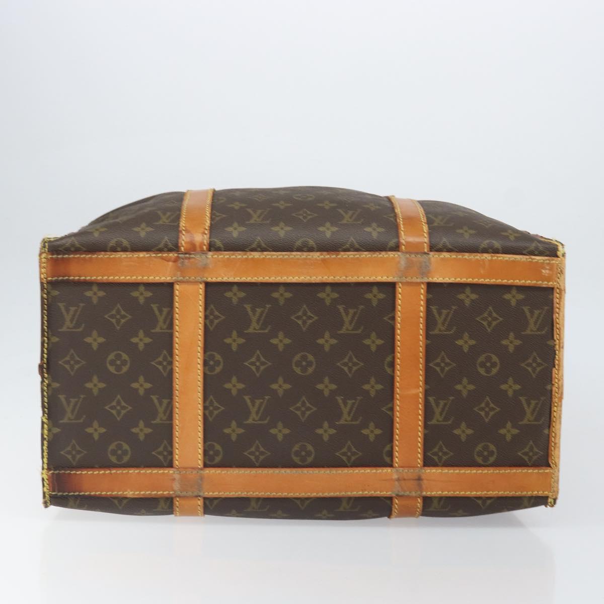 LOUIS VUITTON Monogram Sac Chassour 45 Boston Bag M41922 LV Auth ka2167