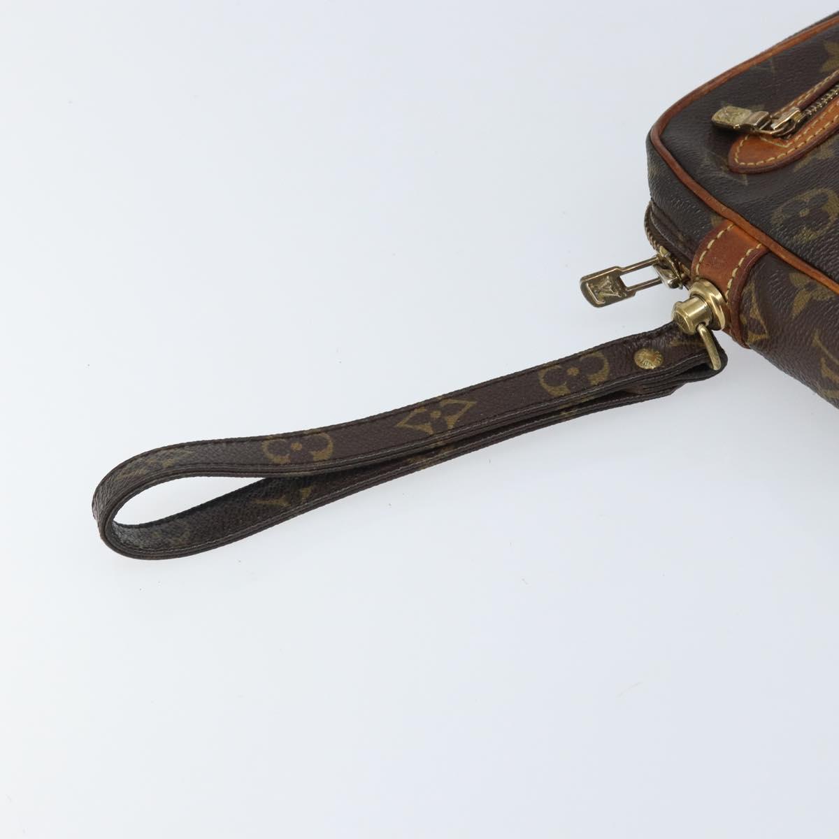 LOUIS VUITTON Monogram Marly Dragonne GM Clutch Bag M51825 LV Auth ka2175