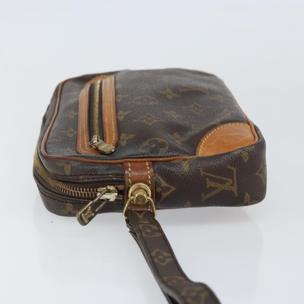 LOUIS VUITTON Monogram Marly Dragonne GM Clutch Bag M51825 LV Auth ka2175