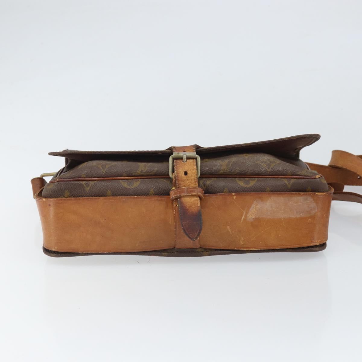 LOUIS VUITTON Monogram Cartouchiere GM Shoulder Bag Vintage M51252 Auth ka2176