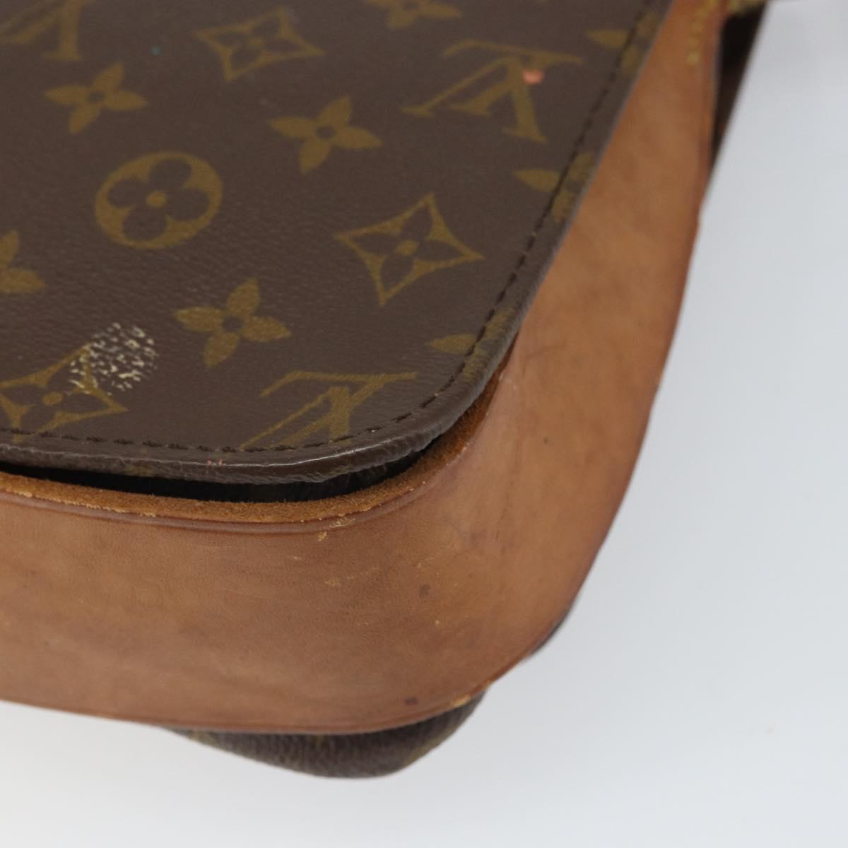 LOUIS VUITTON Monogram Cartouchiere GM Shoulder Bag Vintage M51252 Auth ka2176
