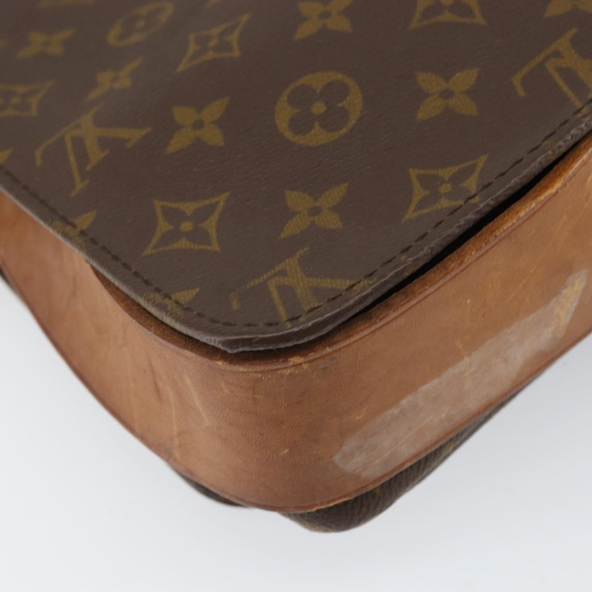 LOUIS VUITTON Monogram Cartouchiere GM Shoulder Bag Vintage M51252 Auth ka2176