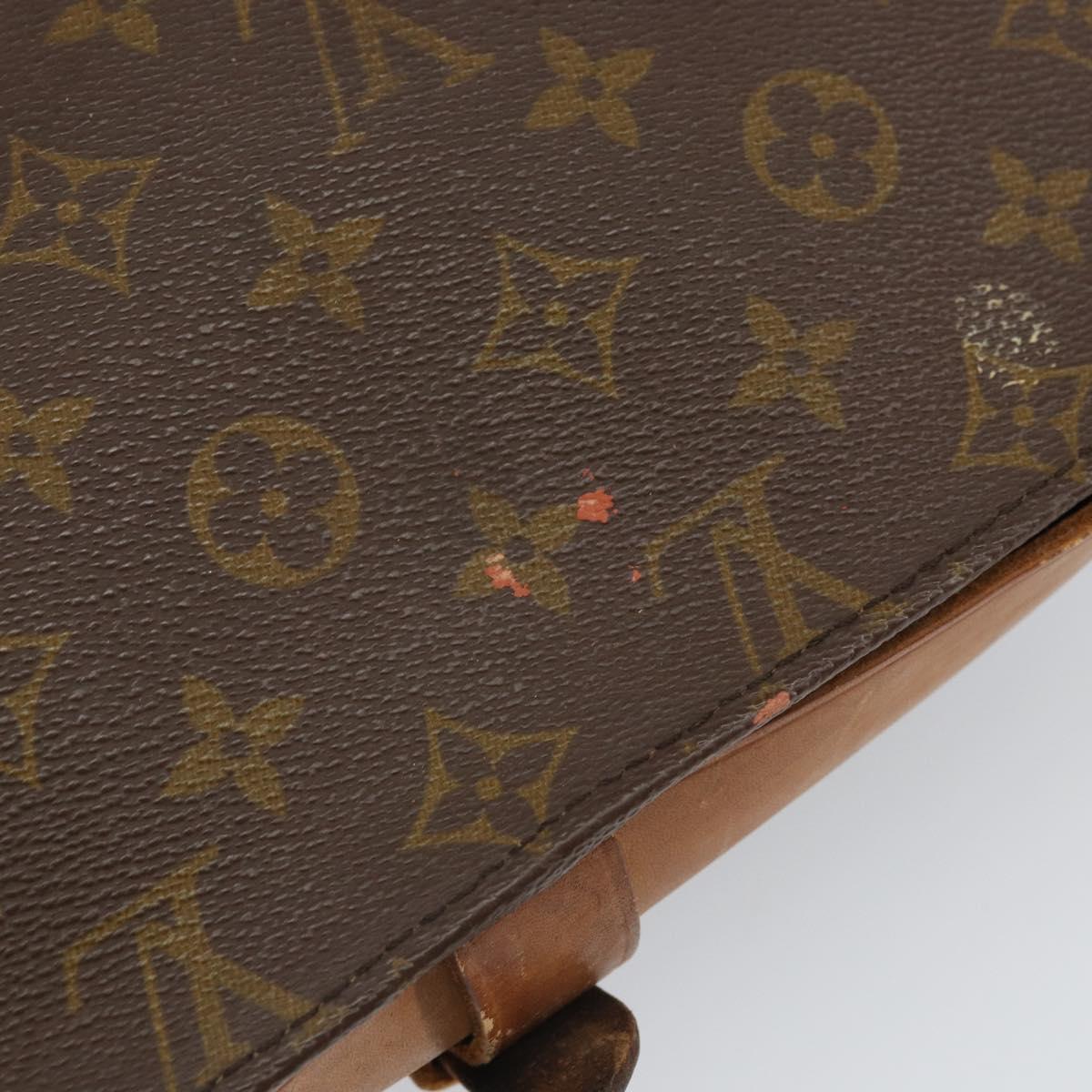 LOUIS VUITTON Monogram Cartouchiere GM Shoulder Bag Vintage M51252 Auth ka2176