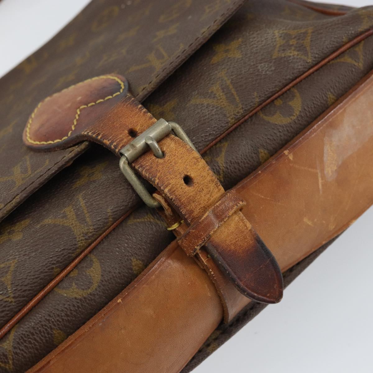 LOUIS VUITTON Monogram Cartouchiere GM Shoulder Bag Vintage M51252 Auth ka2176