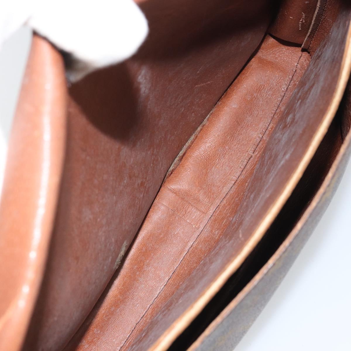 LOUIS VUITTON Monogram Cartouchiere GM Shoulder Bag Vintage M51252 Auth ka2176