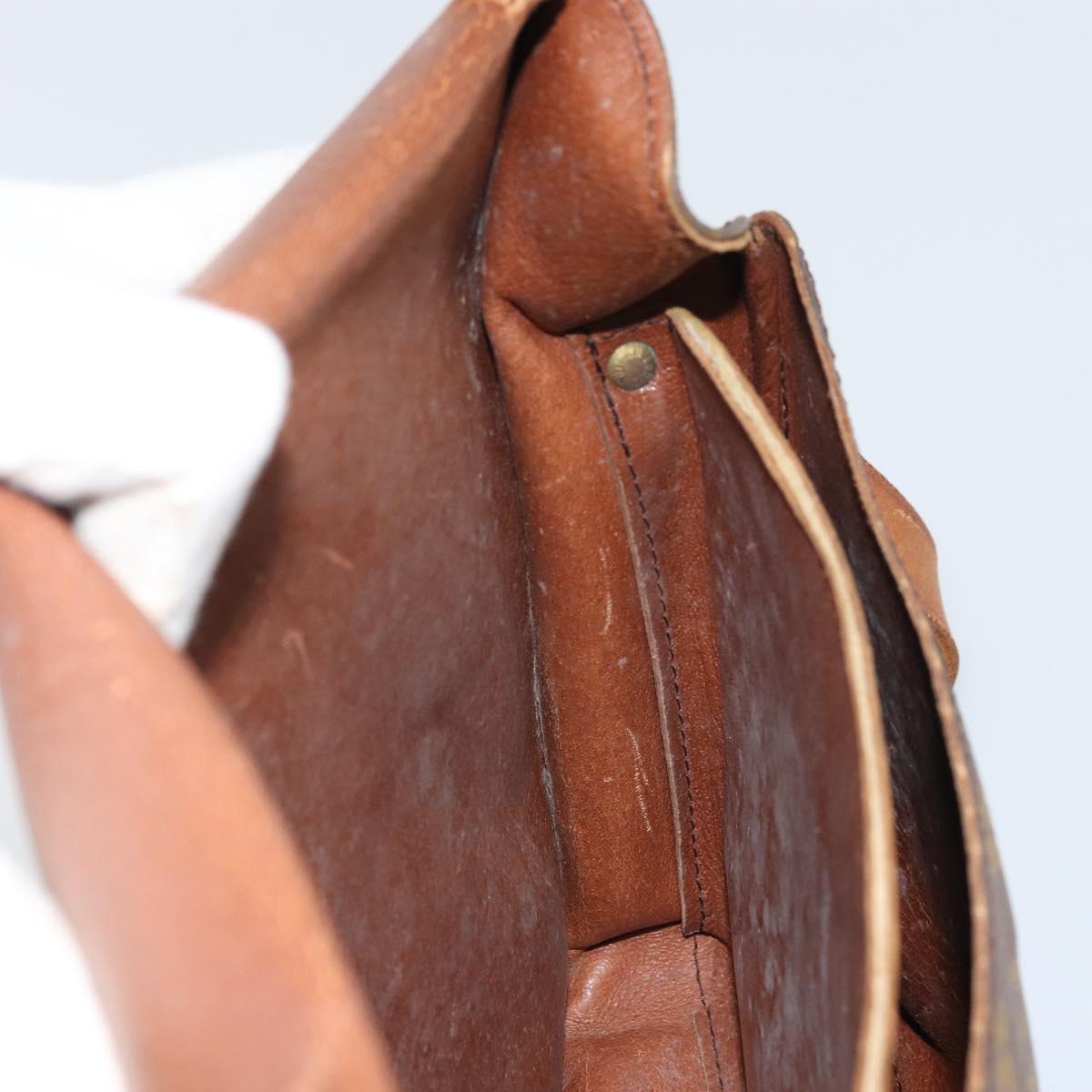 LOUIS VUITTON Monogram Cartouchiere GM Shoulder Bag Vintage M51252 Auth ka2176