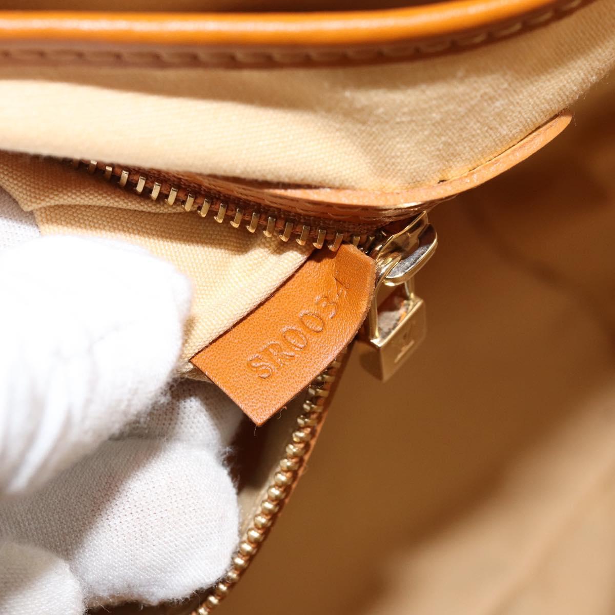 LOUIS VUITTON Monogram Mini Lucille GM Tote Bag Beige M92683 LV Auth ka218