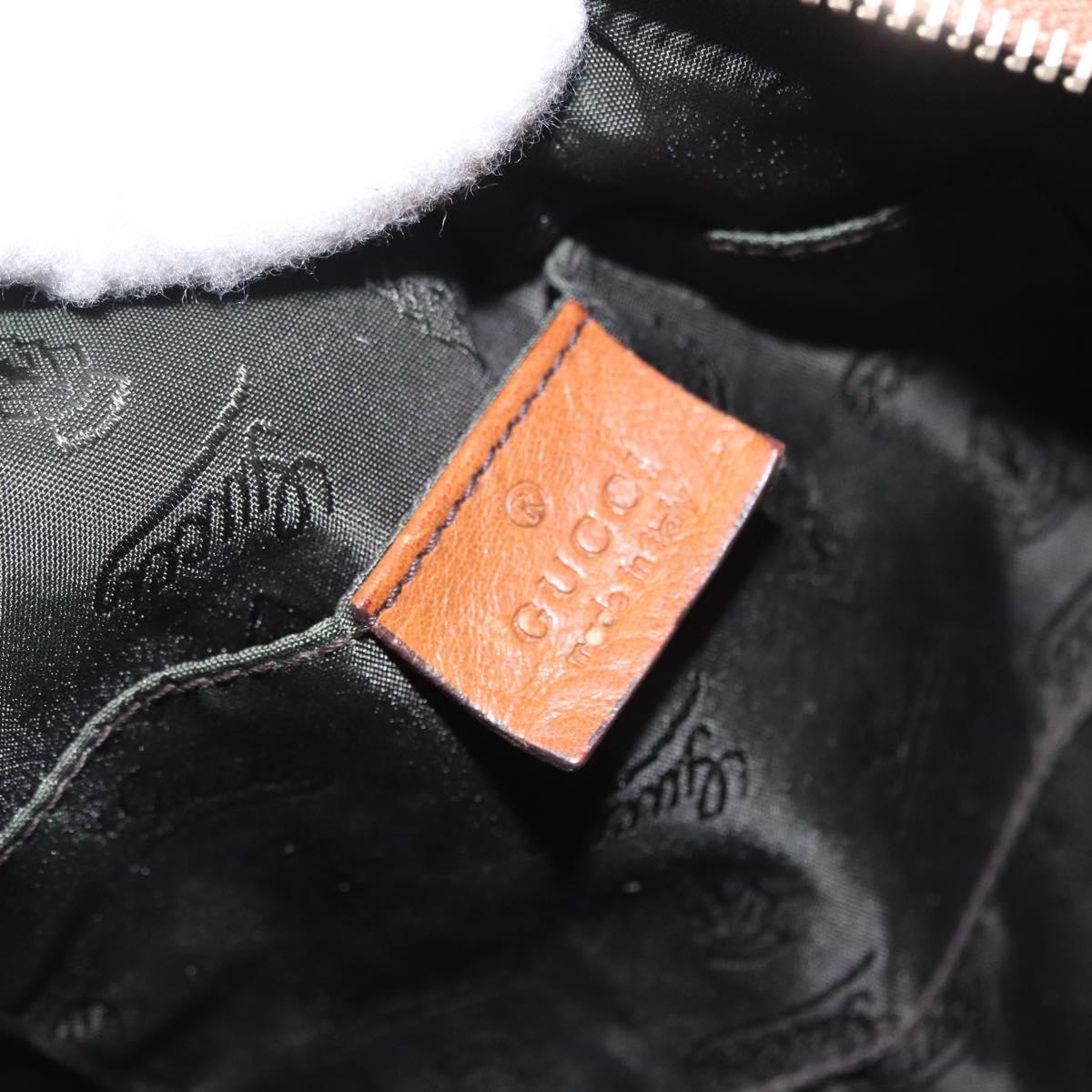 GUCCI GG Crystal Hand Bag Coated Canvas Pink Gold 181485 Auth ka2189