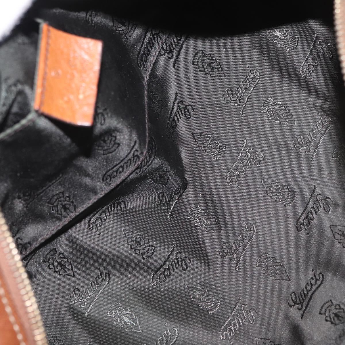 GUCCI GG Crystal Hand Bag Coated Canvas Pink Gold 181485 Auth ka2189