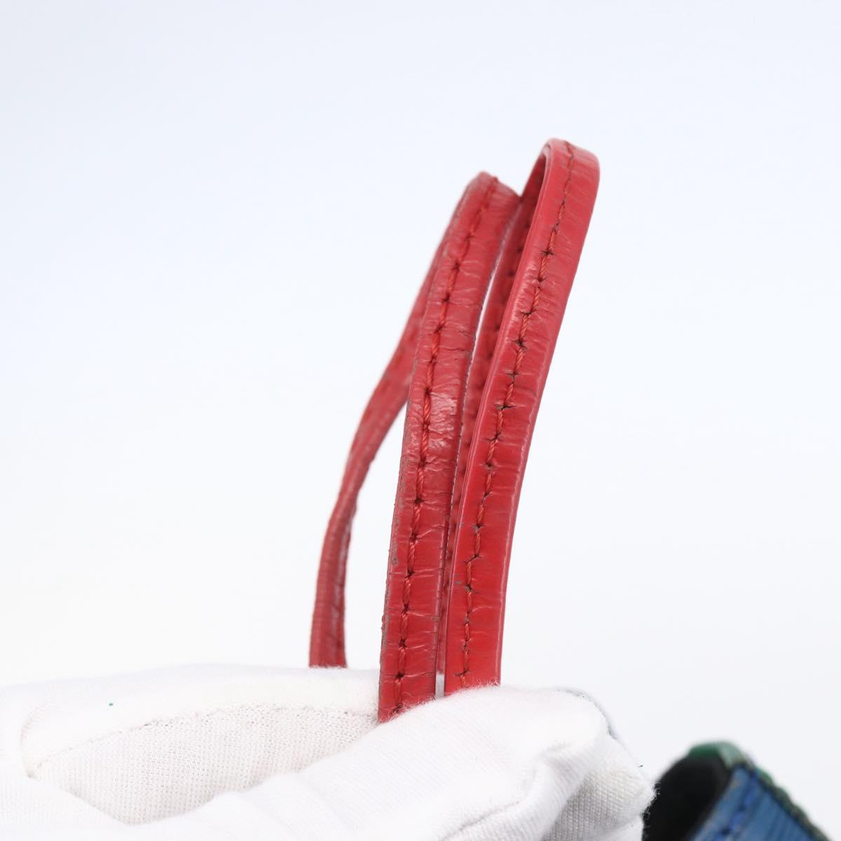 LOUIS VUITTON Epi Tricolor Noe Shoulder Bag Blue Red Green M44082 LV Auth ka219