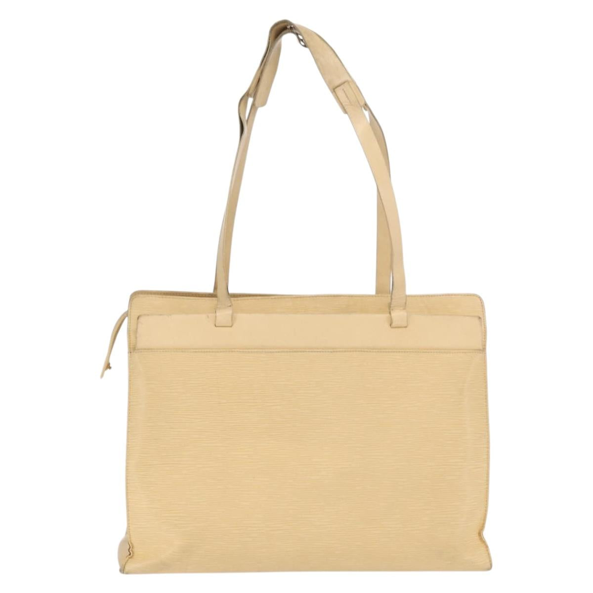 LOUIS VUITTON Epi Croisette GM Tote Bag Vanilla M5250A LV Auth ka2190
